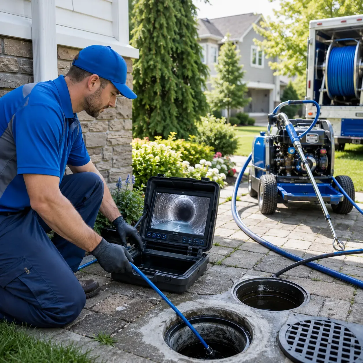 Outdoor drain cleaning professionals serving Guyton, GA