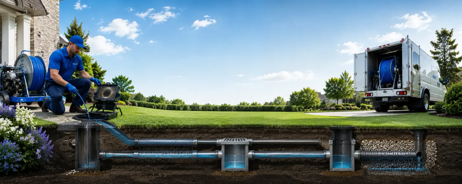 Outdoor drain cleaning information for Guyton, GA